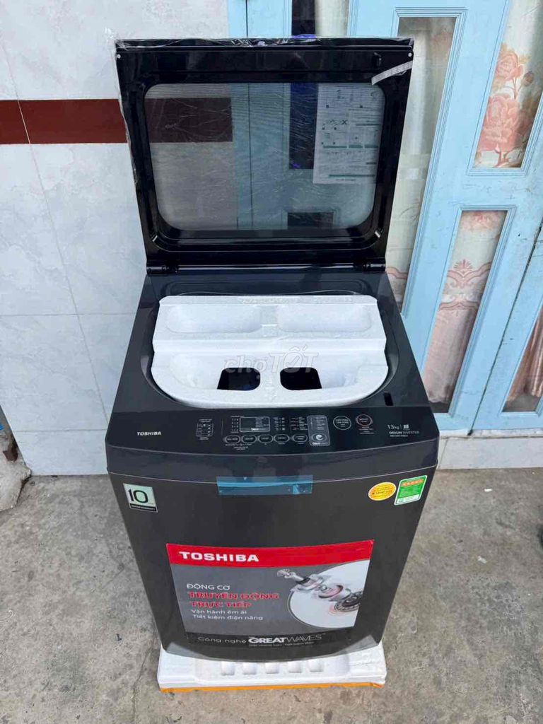 Máy giặt Toshiba 13kg Inverter Đen. Mua bán Máy giặt tại Quận Bình Thuỷ Cần Thơ được đăng bởi Quỳnh  hình 1