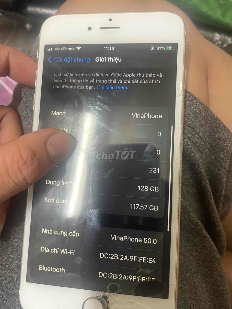 Apple iPhone 6s Plus 128GB Trắng. Mua bán Điện thoại tại Quận Gò Vấp Tp Hồ Chí Minh được đăng bởi Na Na hình 1