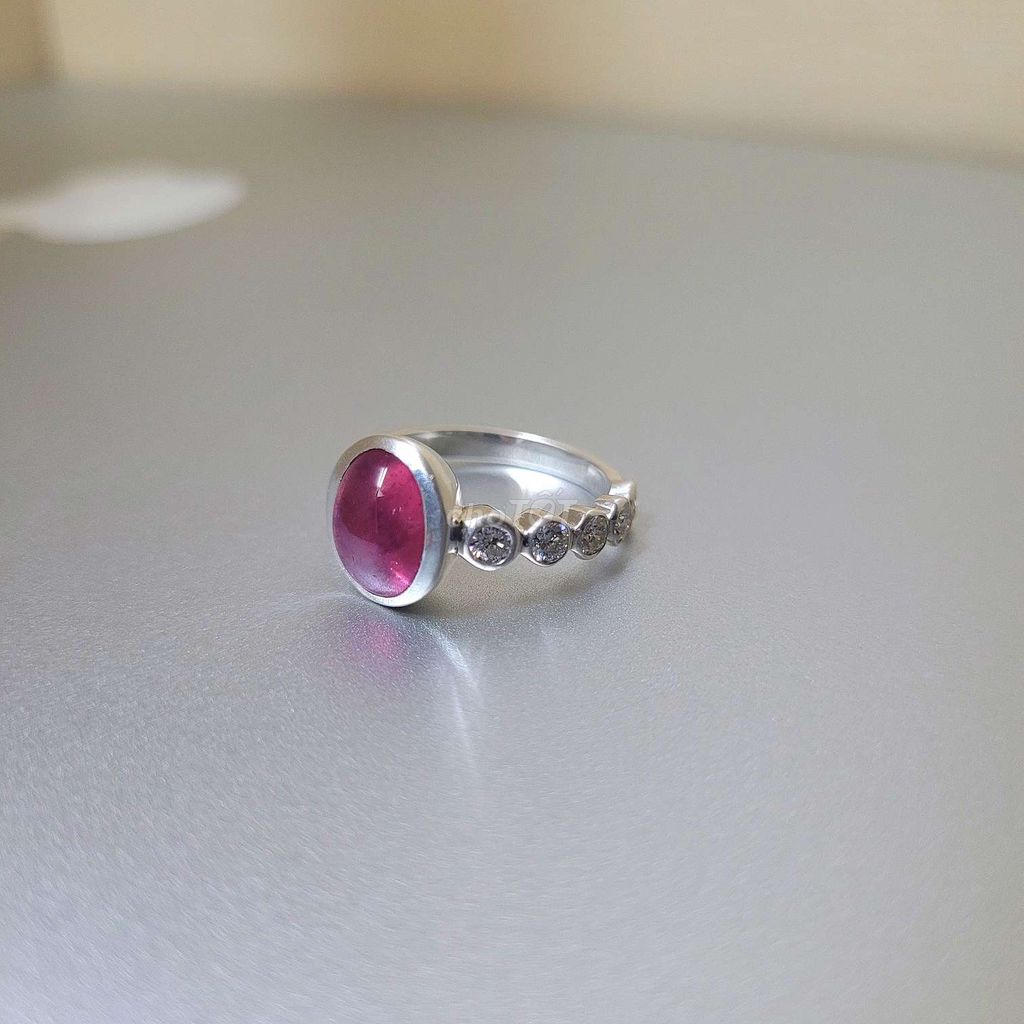 Nhẫn Nữ Bạc đính Ruby, Sapphire. Mua bán Phụ kiện thời trang khác tại Thành phố Nha Trang Khánh Hòa được đăng bởi Rio Natural Gemstone Jewelry hình 1