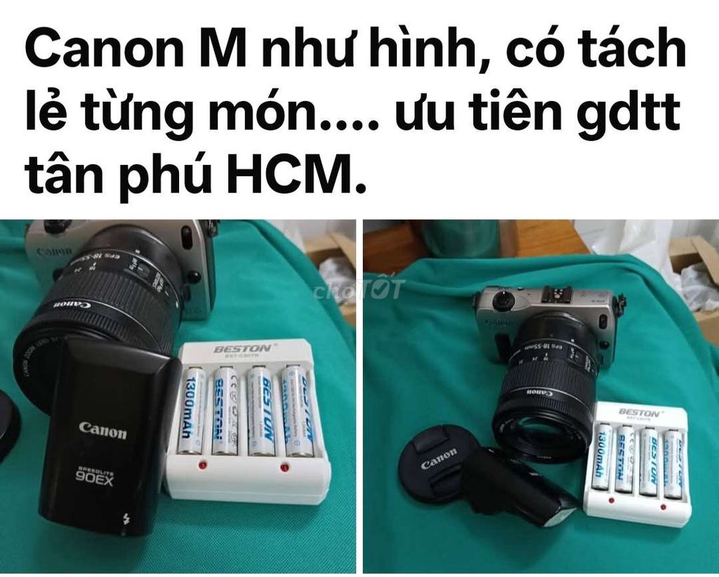 Máy ảnh Canon EOS M Bạc. Mua bán Máy ảnh, Máy quay tại Quận Tân Phú Tp Hồ Chí Minh được đăng bởi Cường hình 1