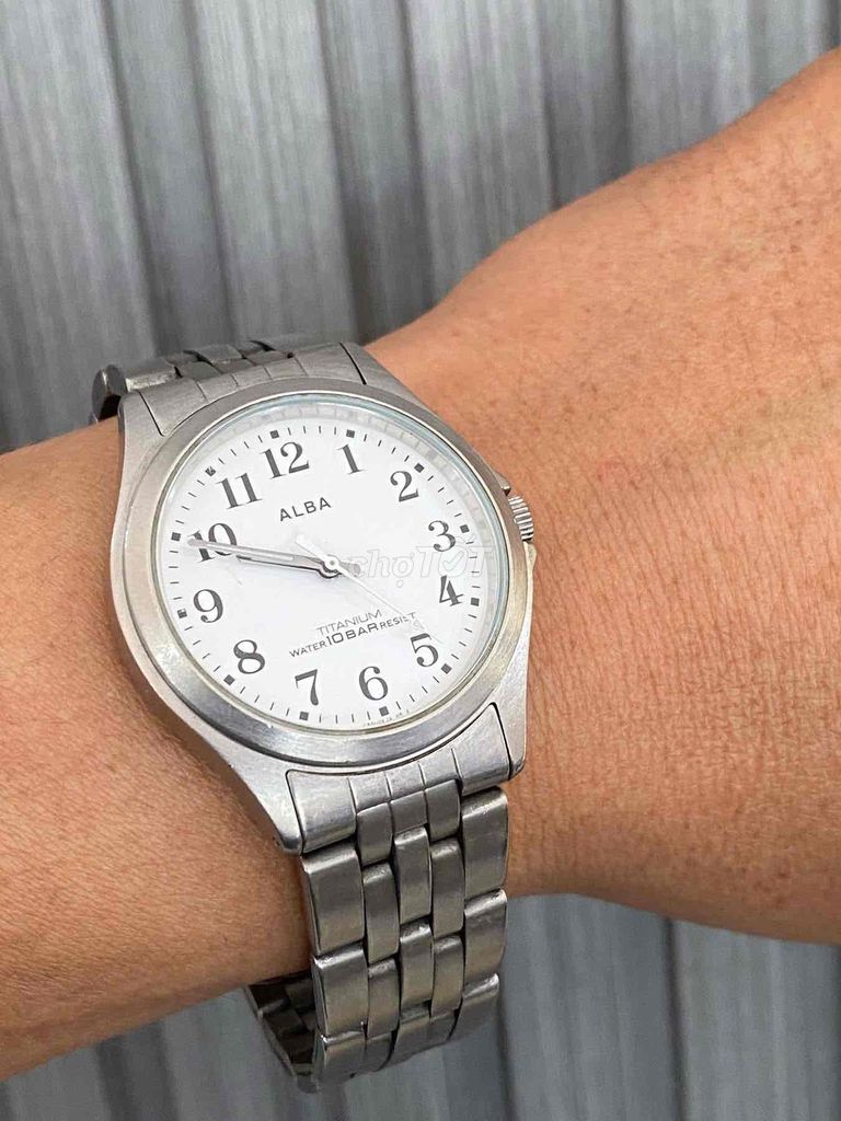 Đồng hồ Alba Nam Titanium. Mua bán Đồng hồ tại Thành phố Phan Rang-Tháp Chàm Ninh Thuận được đăng bởi Sưu tầm  hình 1
