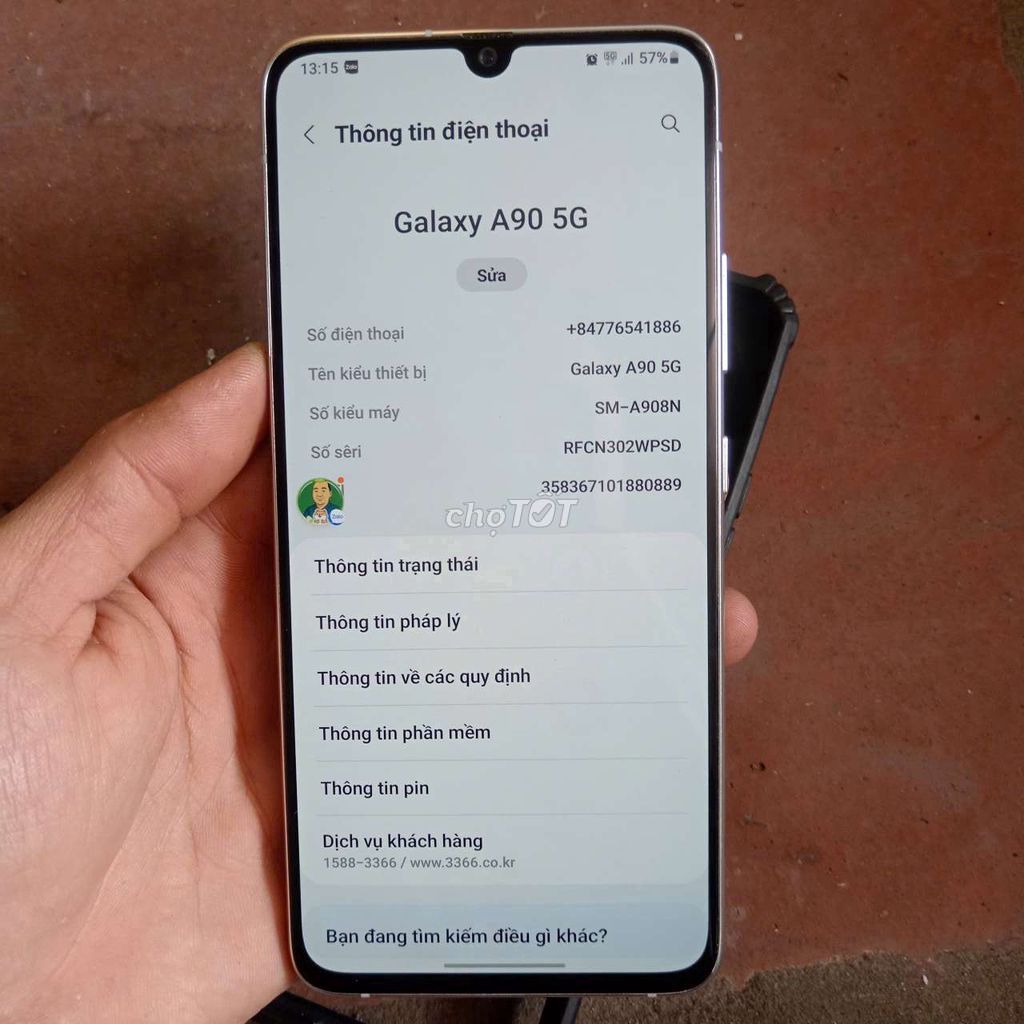 Samsung Galaxy A90 5G Trắng. Mua bán Điện thoại tại Quận Hồng Bàng Hải Phòng được đăng bởi Tên chưa cung cấp hình 1