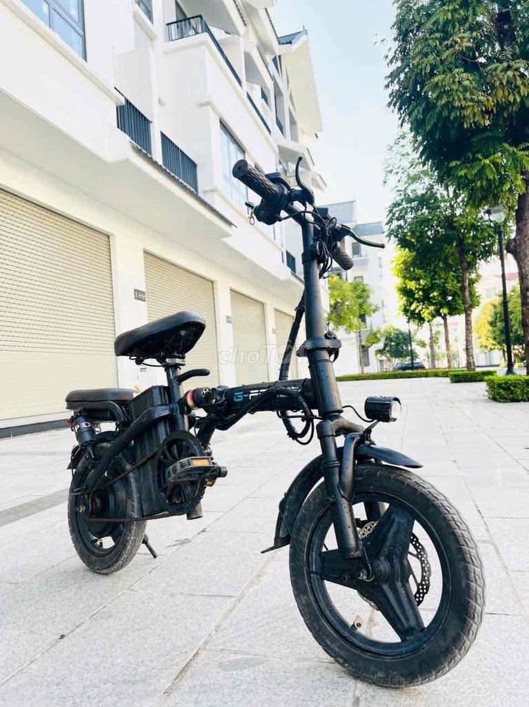 Xe đạp điện gấp màu Đen. Mua bán Xe điện tại Quận Nam Từ Liêm Hà Nội được đăng bởi Bùi Anh Dũng hình 4
