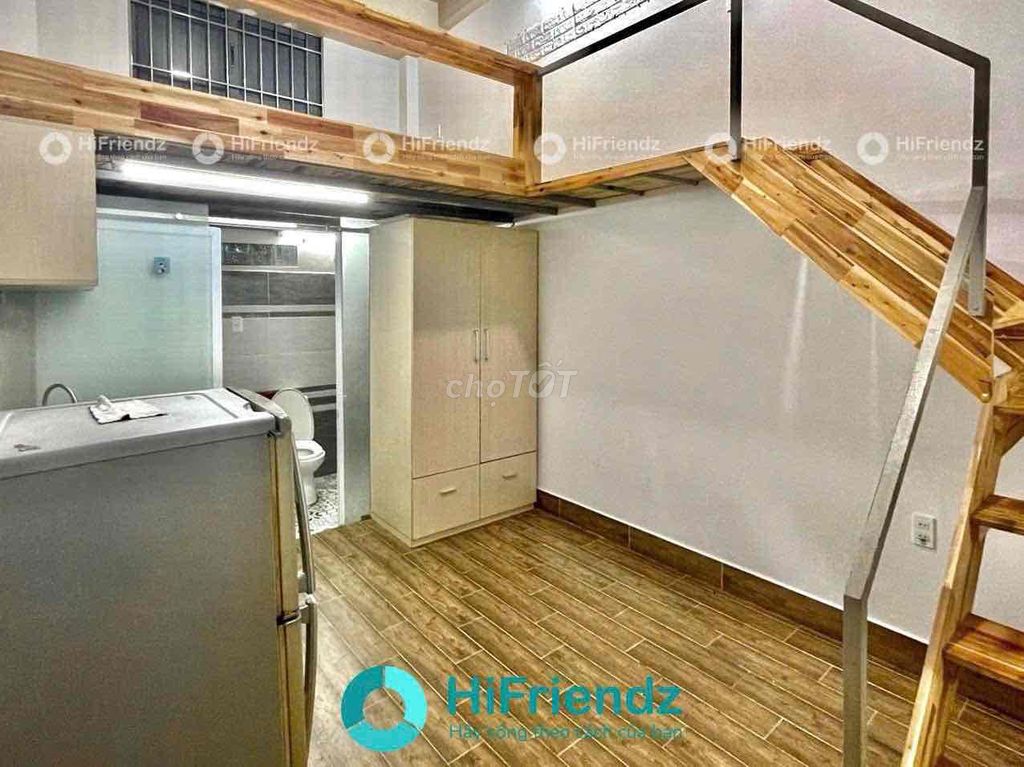 PHÒNG TRỌ DUPLEX BANCONG - FULL NT, THANG MÁY , SÁT CẦU CHỮ Y