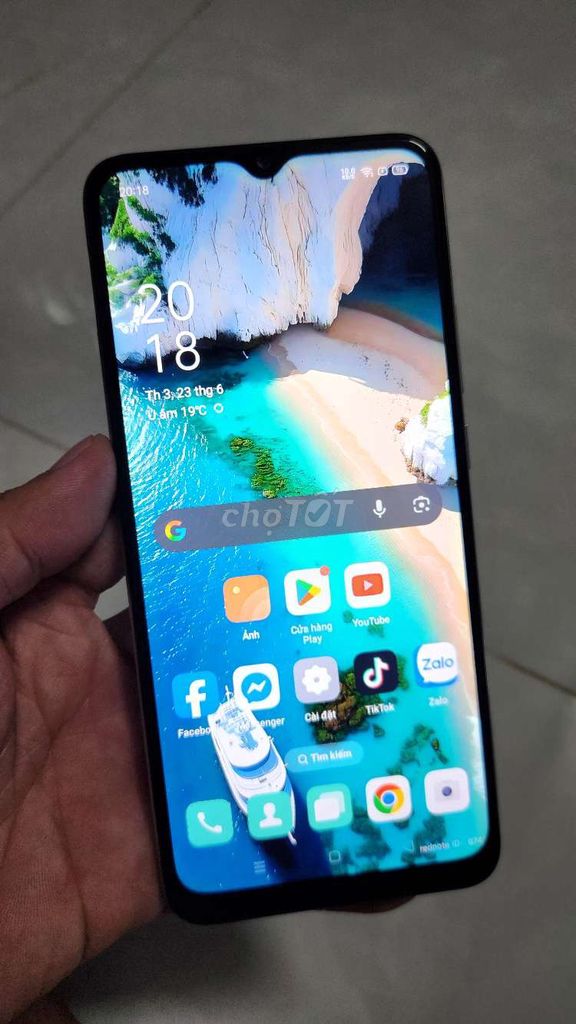 Oppo A15 3GB/32GB Trắng. Mua bán Điện thoại tại Thành phố Trà Vinh Trà Vinh được đăng bởi Mua xác Đt hư bể Đập nát hình 1