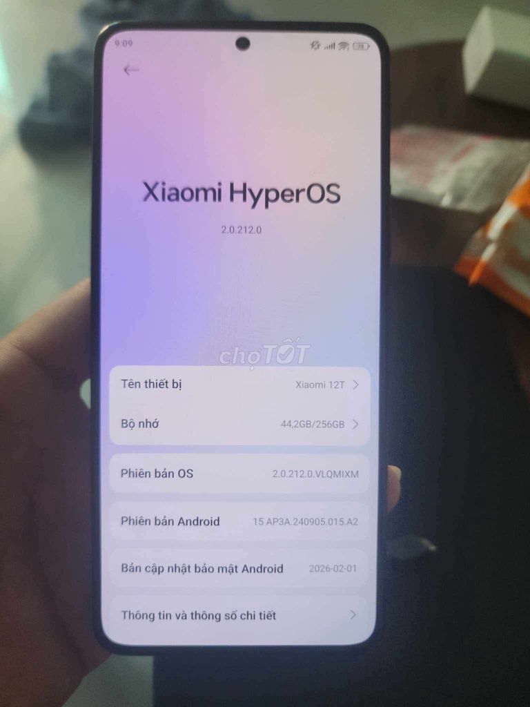 Xiaomi 12T 256GB Xanh. Mua bán Điện thoại tại Thành phố Biên Hòa Đồng Nai được đăng bởi tuấn  hình 1