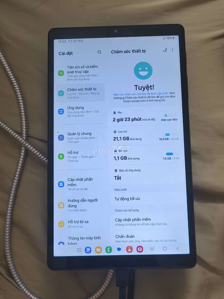 Samsung Máy tính bảng Xám. Mua bán Máy tính bảng tại Quận 12 Tp Hồ Chí Minh được đăng bởi DƯƠNG THỊ HỒNG NHUNG hình 1