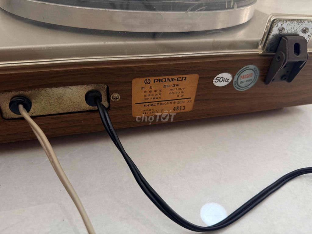 Máy nghe nhạc đĩa than Pioneer ES-3PL hư nguồn. Mua bán Tivi, Âm thanh tại Quận 1 Tp Hồ Chí Minh được đăng bởi Mr Bách  hình 1