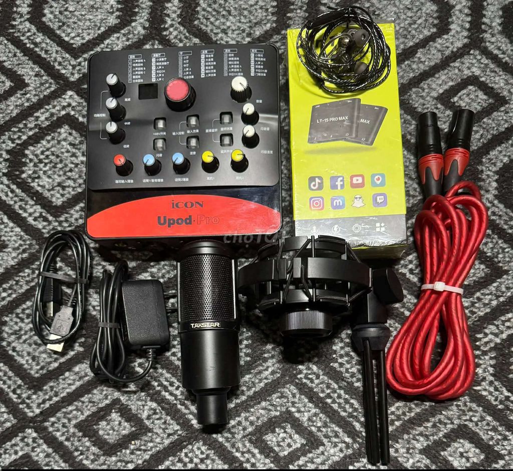Combo hát Live Icon Upod Pro Đen. Mua bán Tivi, Âm thanh tại Huyện Khánh Sơn Khánh Hòa được đăng bởi Love Hien hình 1