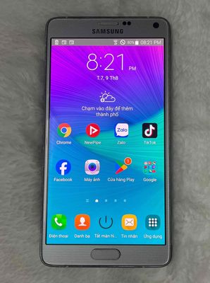 Galaxy Note 4 LTE màu Bạc bản Hàn màn đẹp. Mua bán Điện thoại tại Quận Phú Nhuận Tp Hồ Chí Minh được đăng bởi Minh