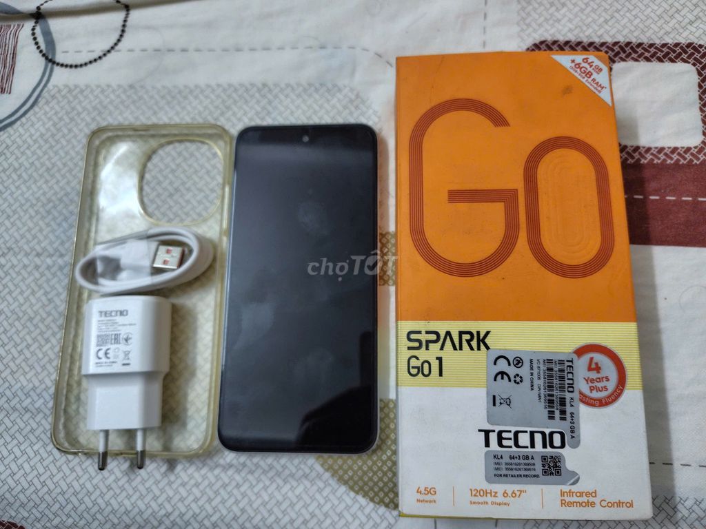 Tecno Spark Go 1 64GB Bạc. Mua bán Điện thoại tại Quận Tân Bình Tp Hồ Chí Minh được đăng bởi Phạm Hoài Thanh hình 1