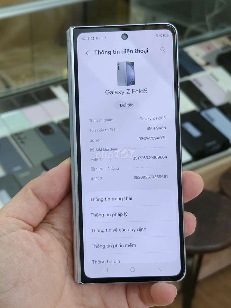 Samsung Galaxy Z Fold5 256GB xanh giá bèo. Mua bán Điện thoại tại Quận Hai Bà Trưng Hà Nội được đăng bởi Boss Mobile hình 1