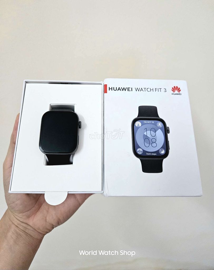 Huawei Watch Fit 3 Đen Fullbox 99% BH T06.2025