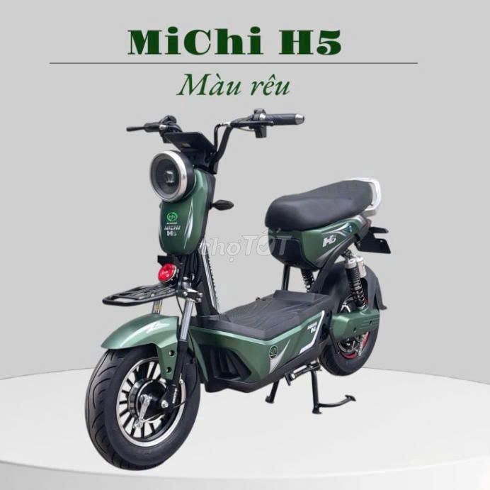 MICHI H5 ĐI 70KM/ LẦN SẠT, MỚI 100%, BH TẬN NHÀ. Mua bán Xe điện tại Huyện Nhà Bè Tp Hồ Chí Minh được đăng bởi XEĐIỆNTRẢGÓP KHÁNH CHƯƠNG hình 5