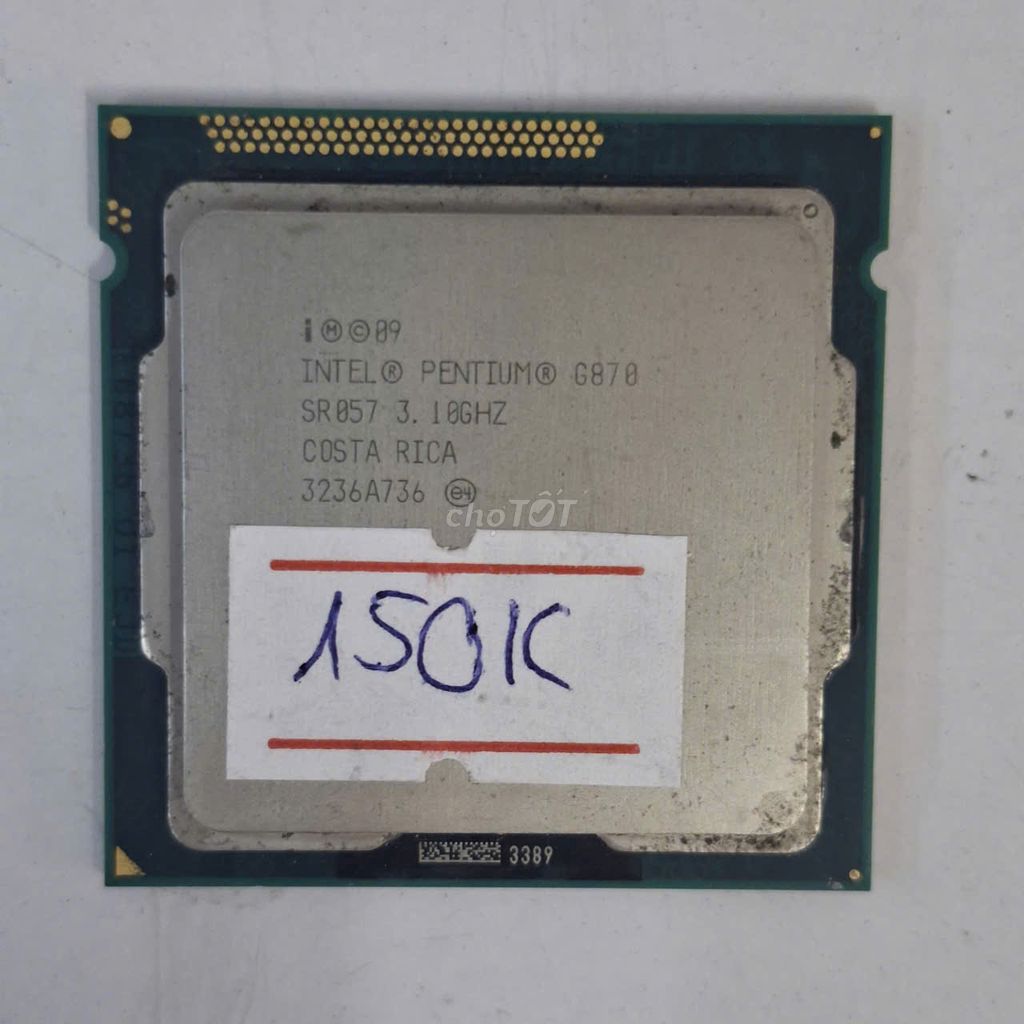 CPU Intel Pentium G3240. Mua bán Linh kiện (RAM, Card...) tại Quận Tân Phú Tp Hồ Chí Minh được đăng bởi Vtech hình 1