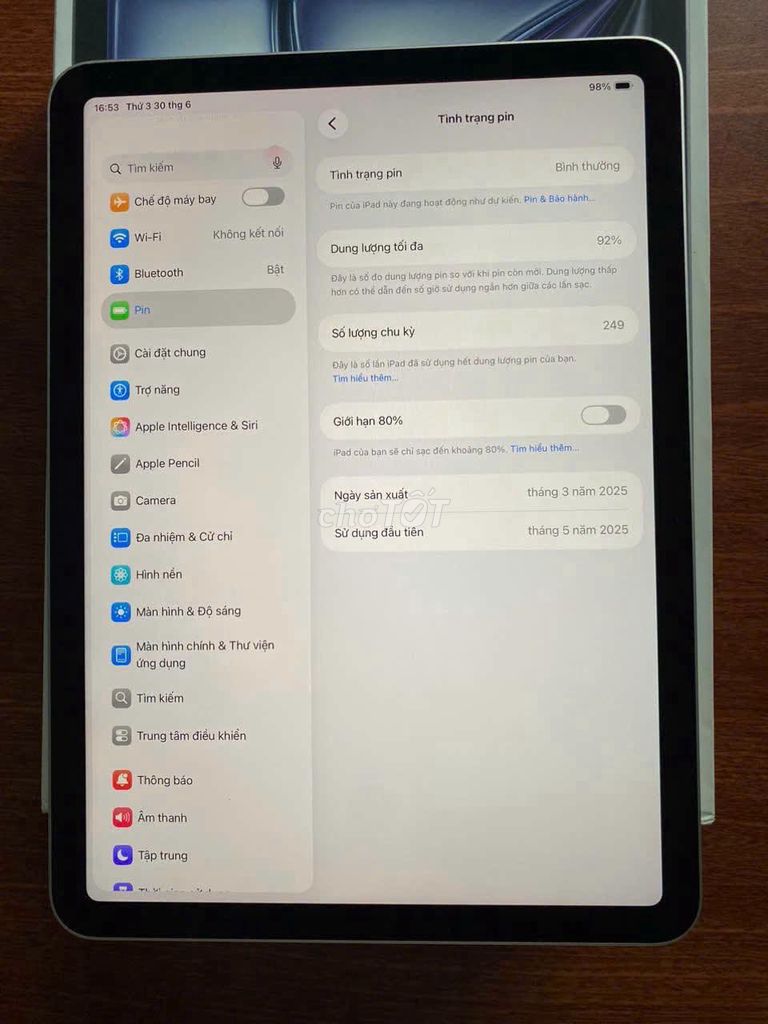 Apple iPad Air 7 M3 128GB Starlight WiFi. Mua bán Máy tính bảng tại Quận 5 Tp Hồ Chí Minh được đăng bởi Hội Đồ Điện Tử hình 1