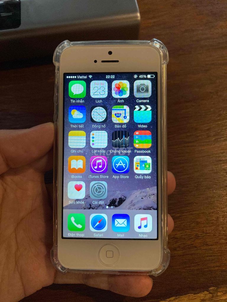 Apple iPhone 5 16GB Trắng. Mua bán Điện thoại tại Huyện Nhà Bè Tp Hồ Chí Minh được đăng bởi ÂN UEH hình 1