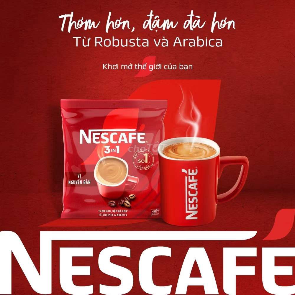 Sale nhanh Cà phê hòa tan Nescafe chỉ 140ká 1 bịch. Mua bán Đồ ăn, thực phẩm và các loại khác tại Quận Ninh Kiều Cần Thơ được đăng bởi FB Số Đỏ Sto Res  hình 1