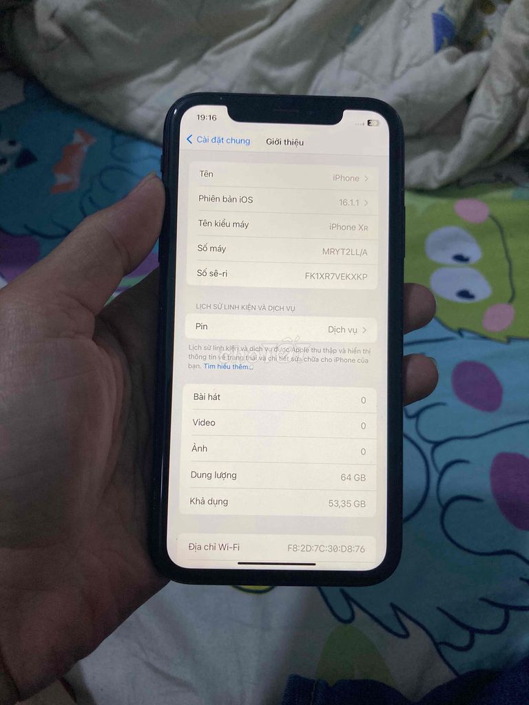 iPhone xr 64g fun chức năng