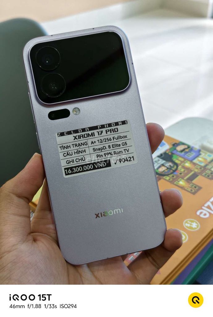 Xiaomi 17 Pro 256GB Fullbox Rom TV. Mua bán Điện thoại tại Quận Ninh Kiều Cần Thơ được đăng bởi Zelda Phone hình 1