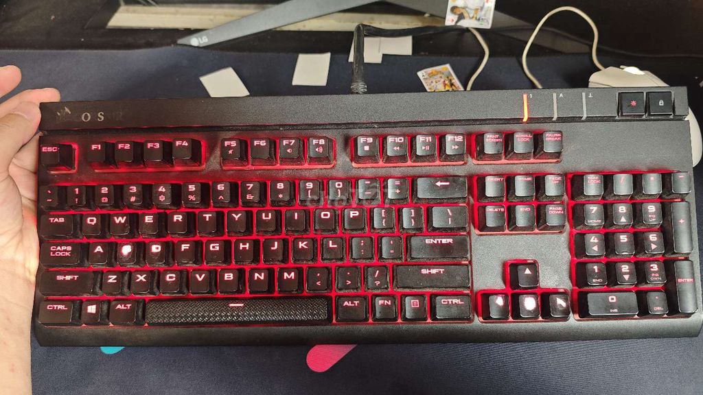 Bàn phím cơ Corsair Đen. Mua bán Phụ kiện (Màn hình, Chuột...) tại Thành phố Bắc Ninh Bắc Ninh được đăng bởi kienquatck hình 1