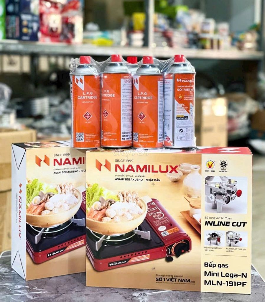 Bếp ga mini du lịch NAMILUX MLN-191PF kèm gas. Mua bán Bếp, lò, đồ điện nhà bếp tại Thành phố Biên Hòa Đồng Nai được đăng bởi Phạm Quỳnh hình 1
