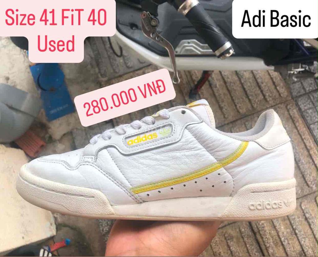 Adidas-Size 41 Fit 40-Chính Hãng. Mua bán Giày dép tại Thành phố Vũng Tàu Bà Rịa - Vũng Tàu được đăng bởi Minh Minh Sneaker hình 1