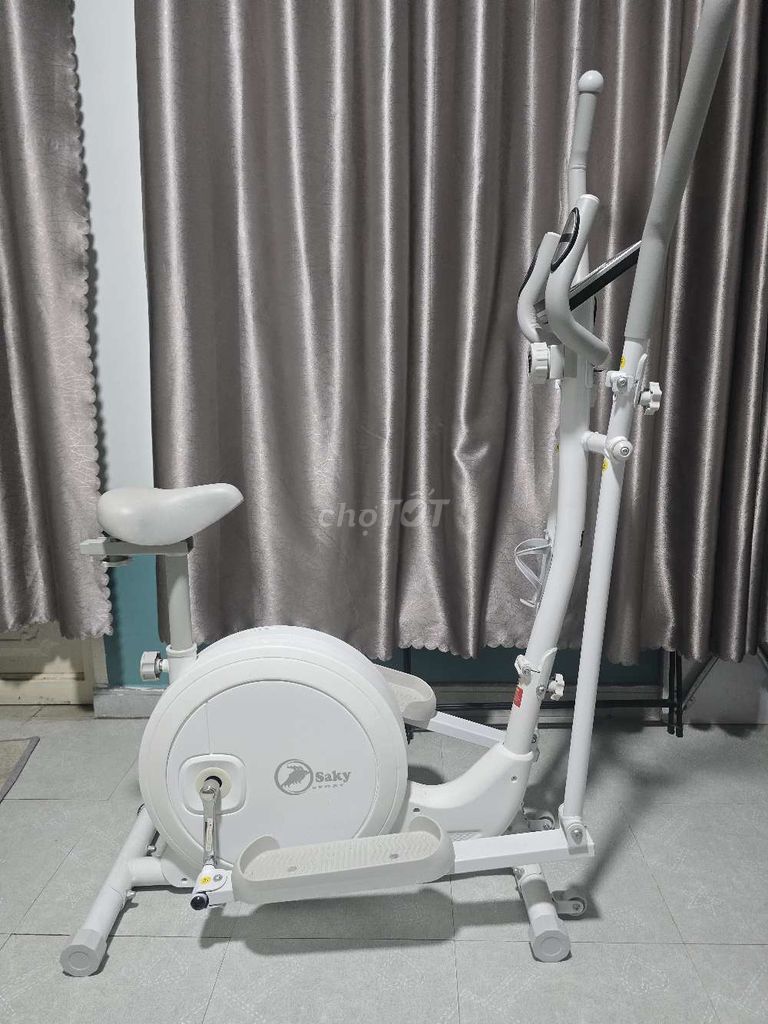 Xe đạp tập thể dục Saky Trắng. Mua bán Đồ thể thao, Dã ngoại tại Quận Bình Thạnh Tp Hồ Chí Minh được đăng bởi Thong Vo hình 1