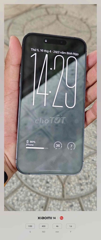 iPhone 14 Pro Max 128GB Tím LL/A. Mua bán Điện thoại tại Quận Ninh Kiều Cần Thơ được đăng bởi Thông Nguyễn Store hình 1