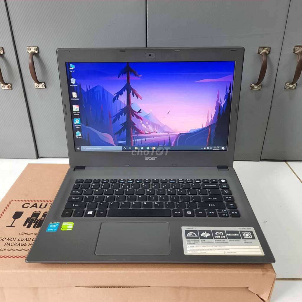 Acer Aspire E14 Xám. Mua bán Laptop tại Quận Cẩm Lệ Đà Nẵng được đăng bởi Diệu nhi hình 1