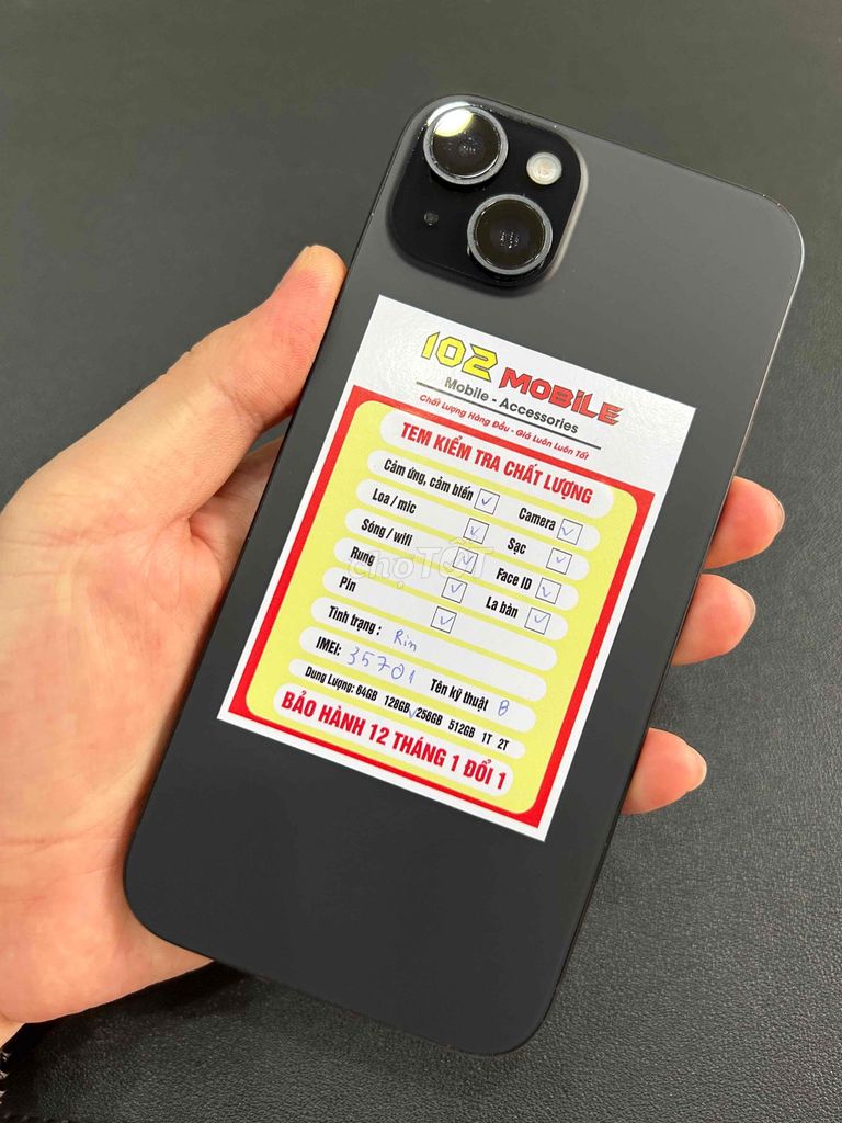 iPhone 15 Plus 128GB Đen Zin chuẩn máy đẹp. Mua bán Điện thoại tại Thành phố Buôn Ma Thuột Đắk Lắk được đăng bởi Nguyễn Hoàng hình 1