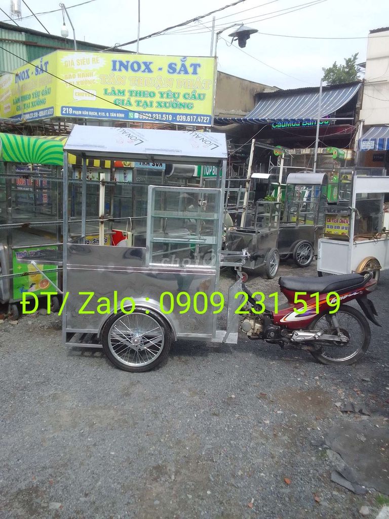 Xe đẩy bán hàng Inox. Mua bán Đồ chuyên dụng, Giống nuôi trồng tại Quận Tân Bình Tp Hồ Chí Minh được đăng bởi Tân Thuận Phát hình 1