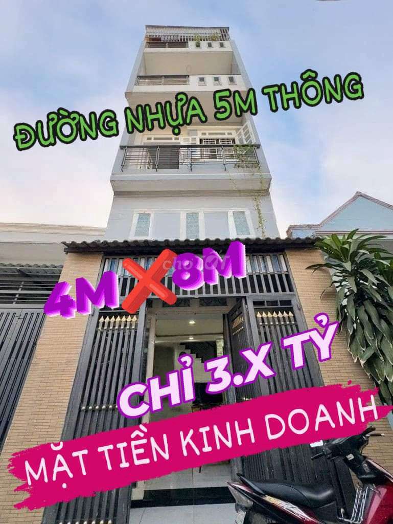 HẺM XE TẢI THÔNG ĐƯỜNG SỐ 11 KỀ BÊN AEON MALL 5 TẦNG 4M8M CÒN HƠN 3 TỶ