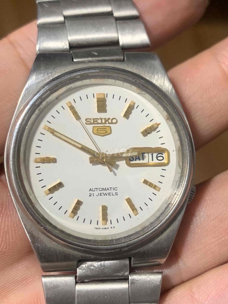 Đồng hồ Seiko 5 Automatic Nam Bạc. Mua bán Đồng hồ tại Quận Hà Đông Hà Nội được đăng bởi Watch Shop 1986 hình 1