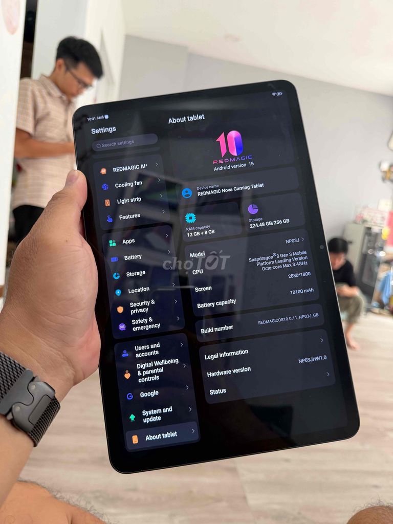 RedMagic Nova Gaming Tablet 12GB/256GB. Mua bán Máy tính bảng tại Quận 10 Tp Hồ Chí Minh được đăng bởi nguyên đoàn hình 1