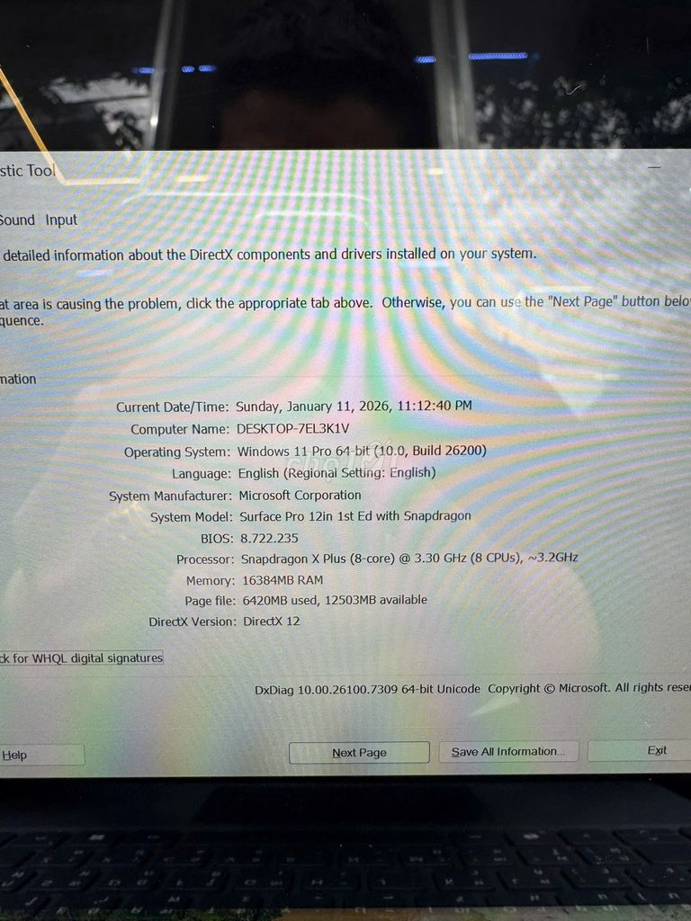 laptop Surface Pro 12 inch 2025 Ram 16 ssd 512. Mua bán Laptop tại Quận Thanh Khê Đà Nẵng được đăng bởi Laptop cũ 321 Nguyễn Phước Nguyên hình 1