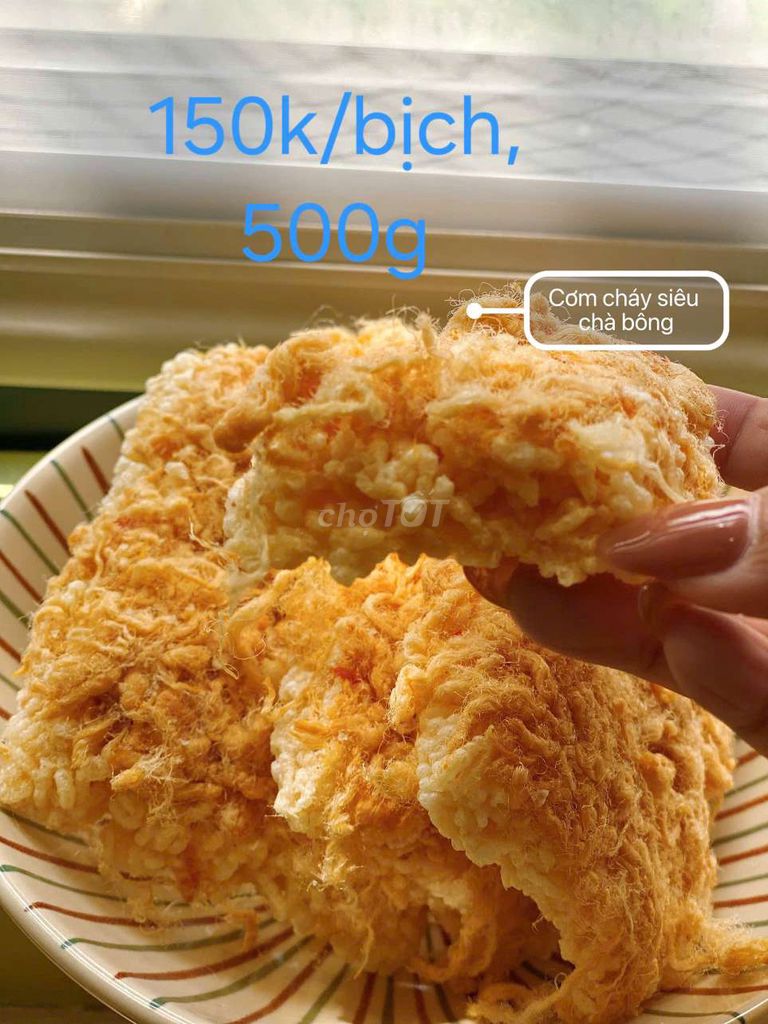Cơm cháy chà bông 500g. Mua bán Đồ ăn, thực phẩm và các loại khác tại Huyện Bình Chánh Tp Hồ Chí Minh được đăng bởi Pham Trinh Hoang hình 1