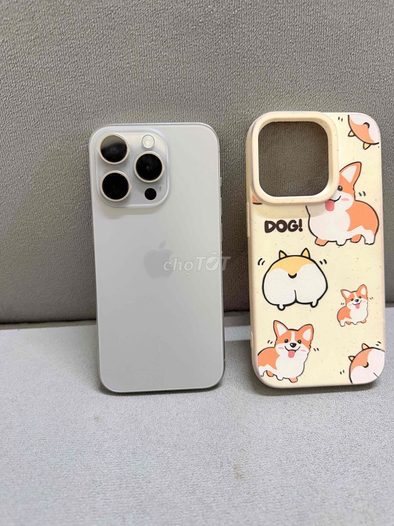 Apple iPhone 15 Pro 128GB Titan tự nhiên Like New. Mua bán Điện thoại tại Quận Long Biên Hà Nội được đăng bởi Lee Kitti hình 1
