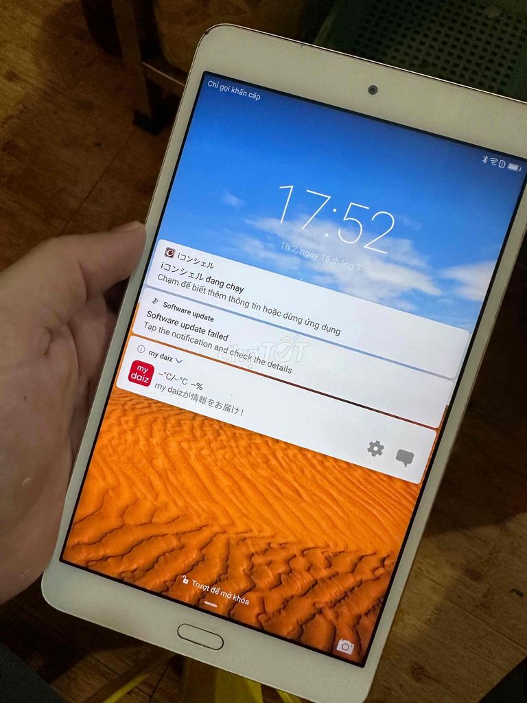 Huawei dtab 3GB/32GB Vàng đồng. Mua bán Máy tính bảng tại Thành phố Vũng Tàu Bà Rịa - Vũng Tàu được đăng bởi Hải Âu hình 1