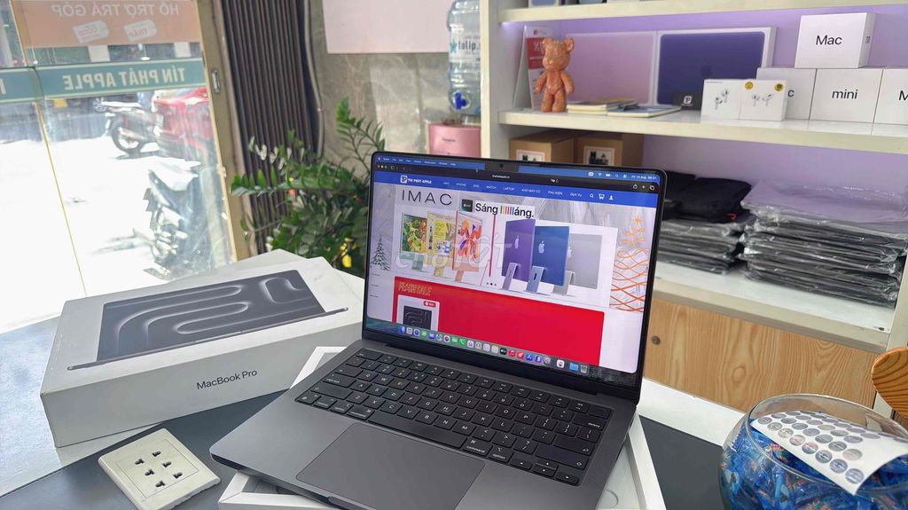 MacBook Pro 14 M3 Pro 18GB/512GB Đen Fullbox. Mua bán Laptop tại Quận Thanh Khê Đà Nẵng được đăng bởi Tín Phát Apple hình 1
