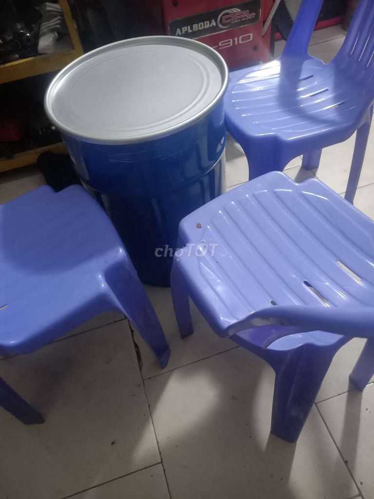 Thùng phuy Thép 80L Xanh dương. Mua bán Đồ chuyên dụng, Giống nuôi trồng tại Huyện Châu Thành A Hậu Giang được đăng bởi cafe classic hình 1