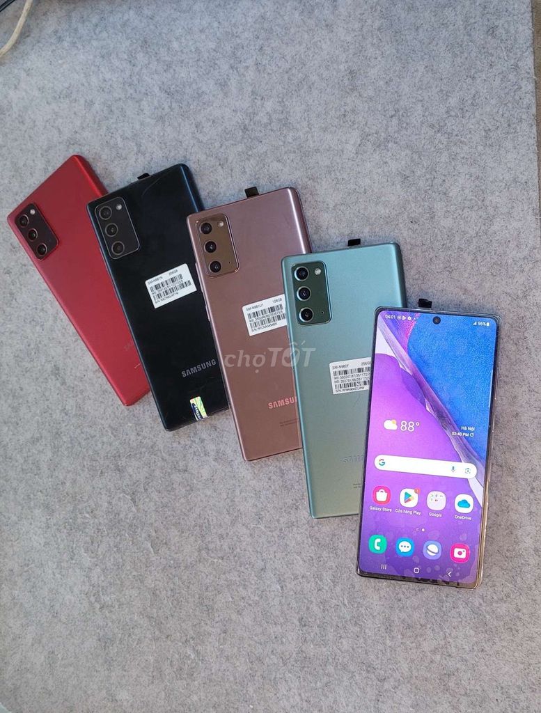 Đt Note20 5G bản Mỹ và Hàn Quốc đủ màu 💰bình dân . Mua bán Điện thoại tại Quận Thanh Xuân Hà Nội được đăng bởi NGUYỄN XIỂN TX HN  hình 1