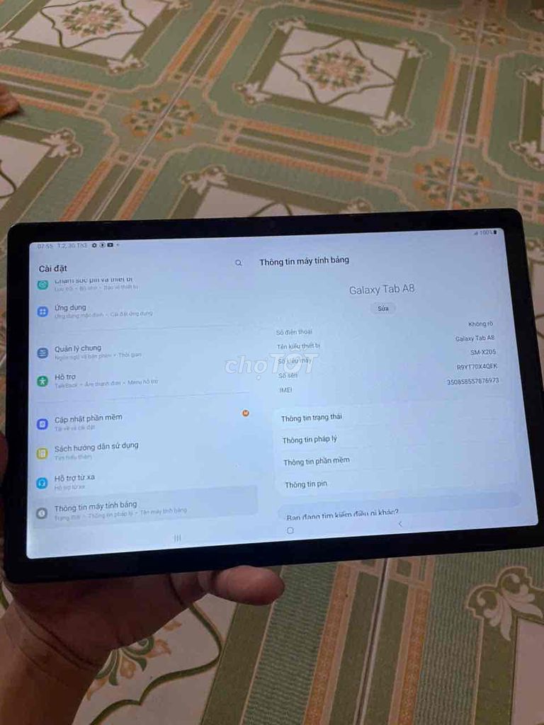 Samsung Galaxy Tab A8 2022 10.5inch. Mua bán Máy tính bảng tại Thành phố Thủ Đức Tp Hồ Chí Minh được đăng bởi Trung Nguyễn hình 1