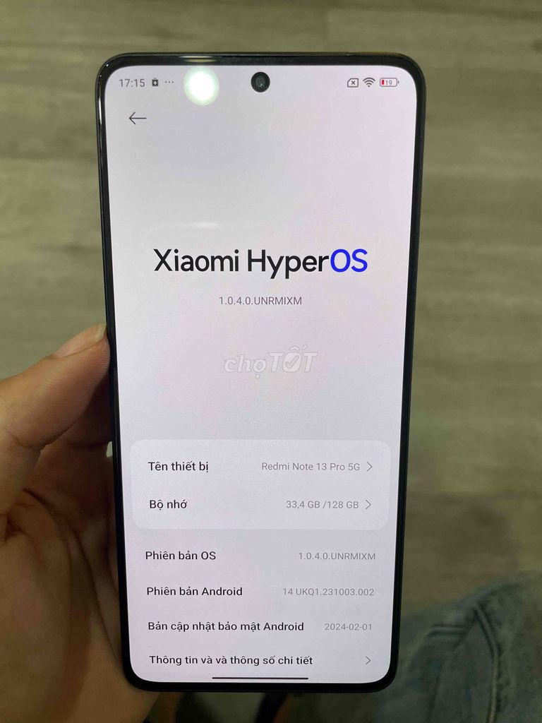 Xiaomi Redmi Note 13 Pro 5G 8GB/128GB Đen. Mua bán Điện thoại tại Quận 12 Tp Hồ Chí Minh được đăng bởi a hảo hình 1