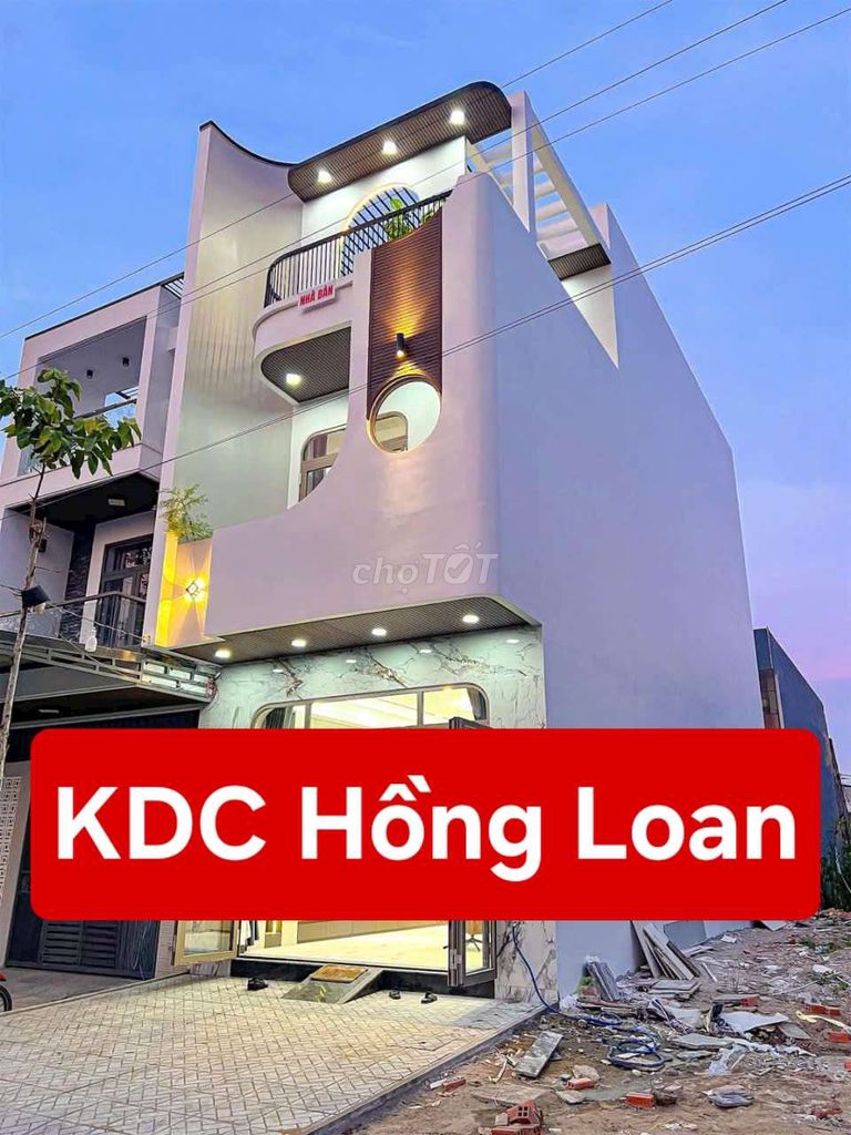 NHÀ RẤT ĐẸP + FUL NỘI THẤT - KDC HỒNG LOAN