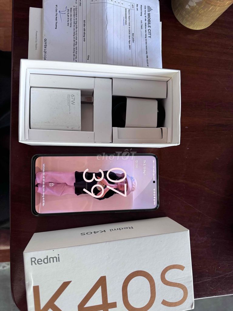 Xiaomi Redmi K40S full box full phụ kiện. Mua bán Điện thoại tại Quận Cẩm Lệ Đà Nẵng được đăng bởi Thành Phạm hình 1