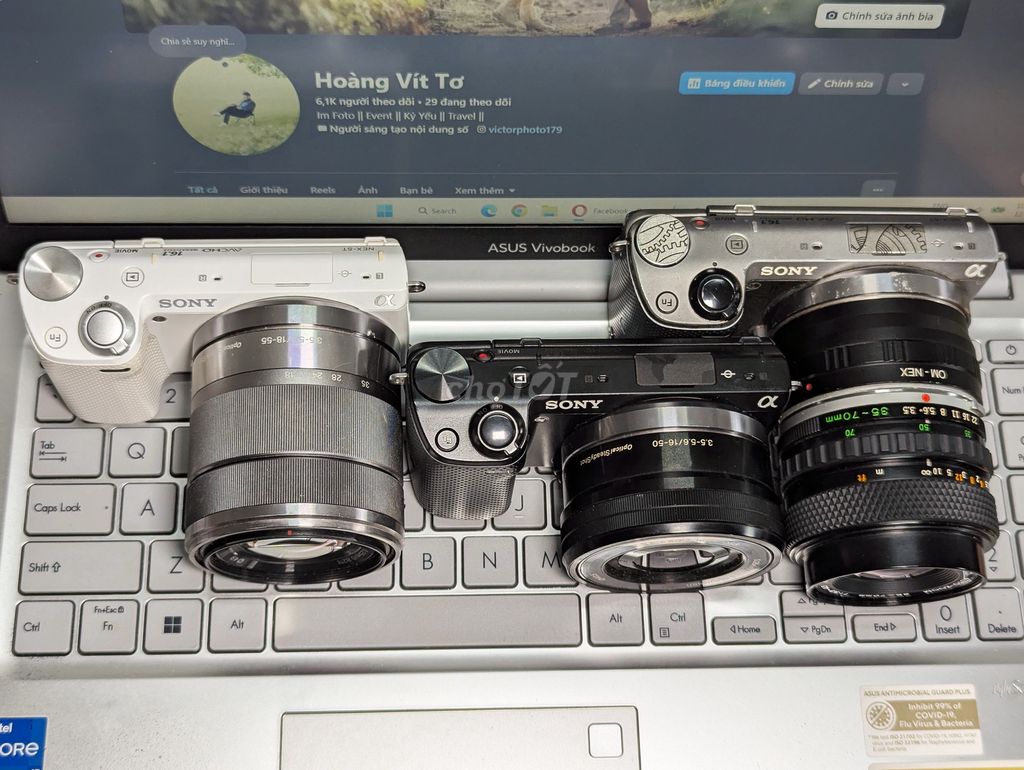 Sony Nex 5T kèm lens. Mua bán Máy ảnh, Máy quay tại Thành phố Nha Trang Khánh Hòa được đăng bởi Hoàng XT30 hình 1