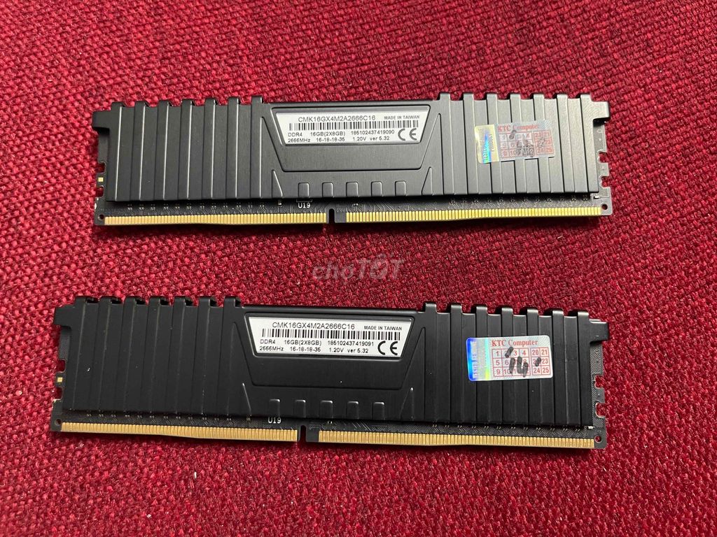 Kit Ram 16GB DDR4 Bus 2666 Corsair (2x8GB)