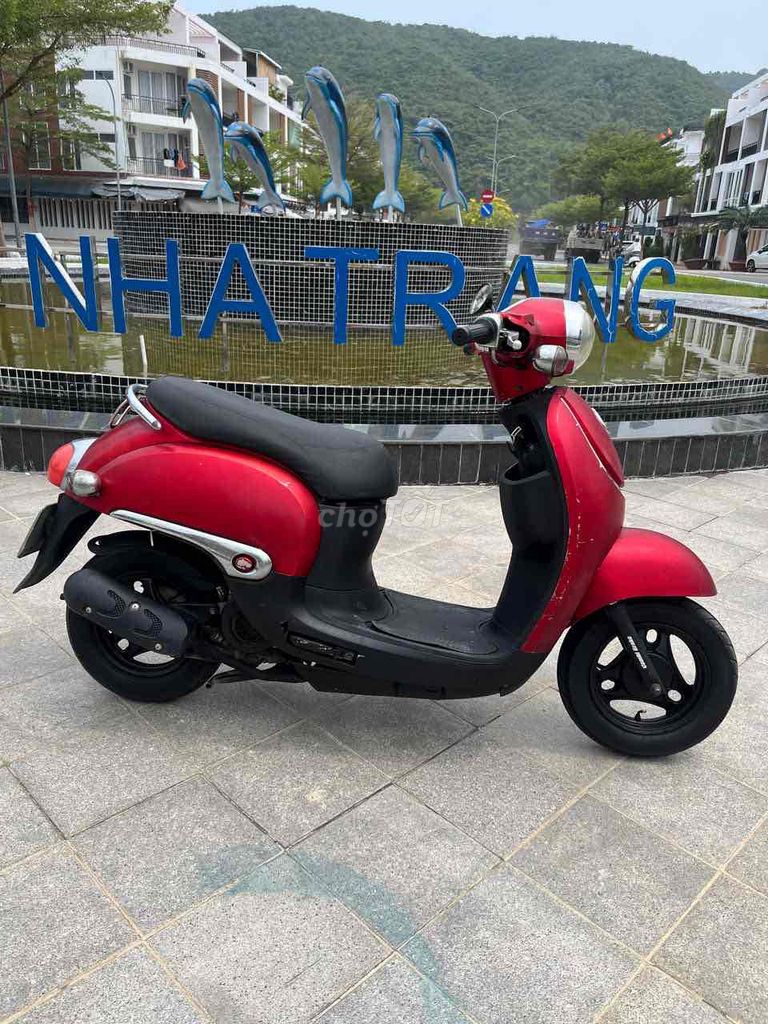 Ретро скутер 50cc автомат 2018 красный 9800 км