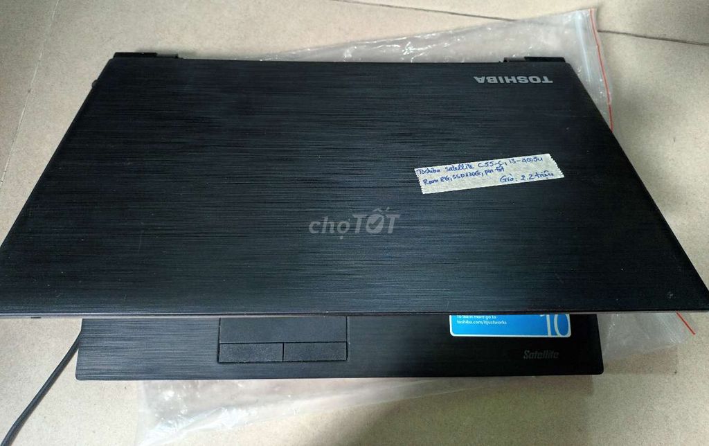 Toshiba Satellite C55-C i3-4005U ram8gb ssd120gb. Mua bán Laptop tại Quận Hải Châu Đà Nẵng được đăng bởi Anh Lý hình 1